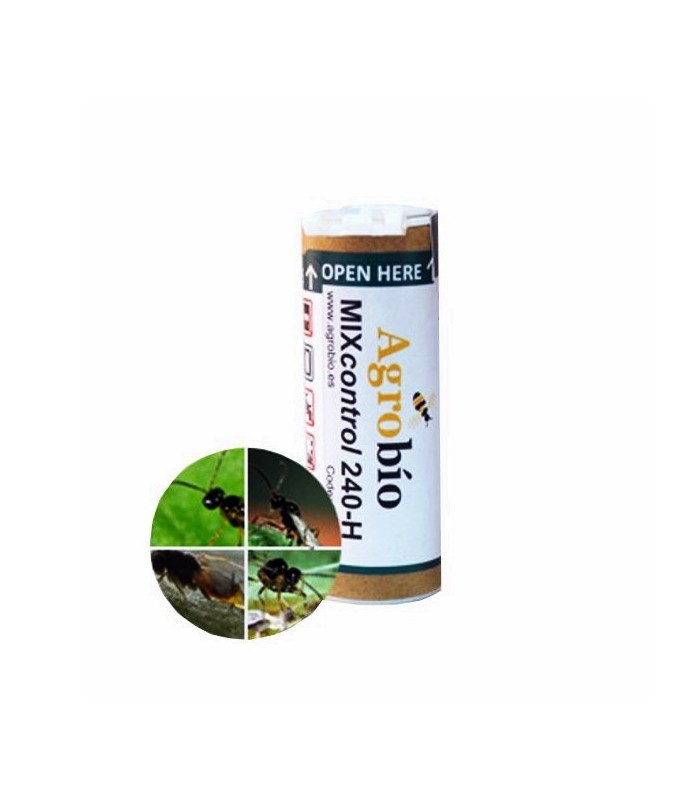 MIX 240-O ORNAPROTECT mezcla de parasitoides contra pulgón en cultivo de ornamamentales