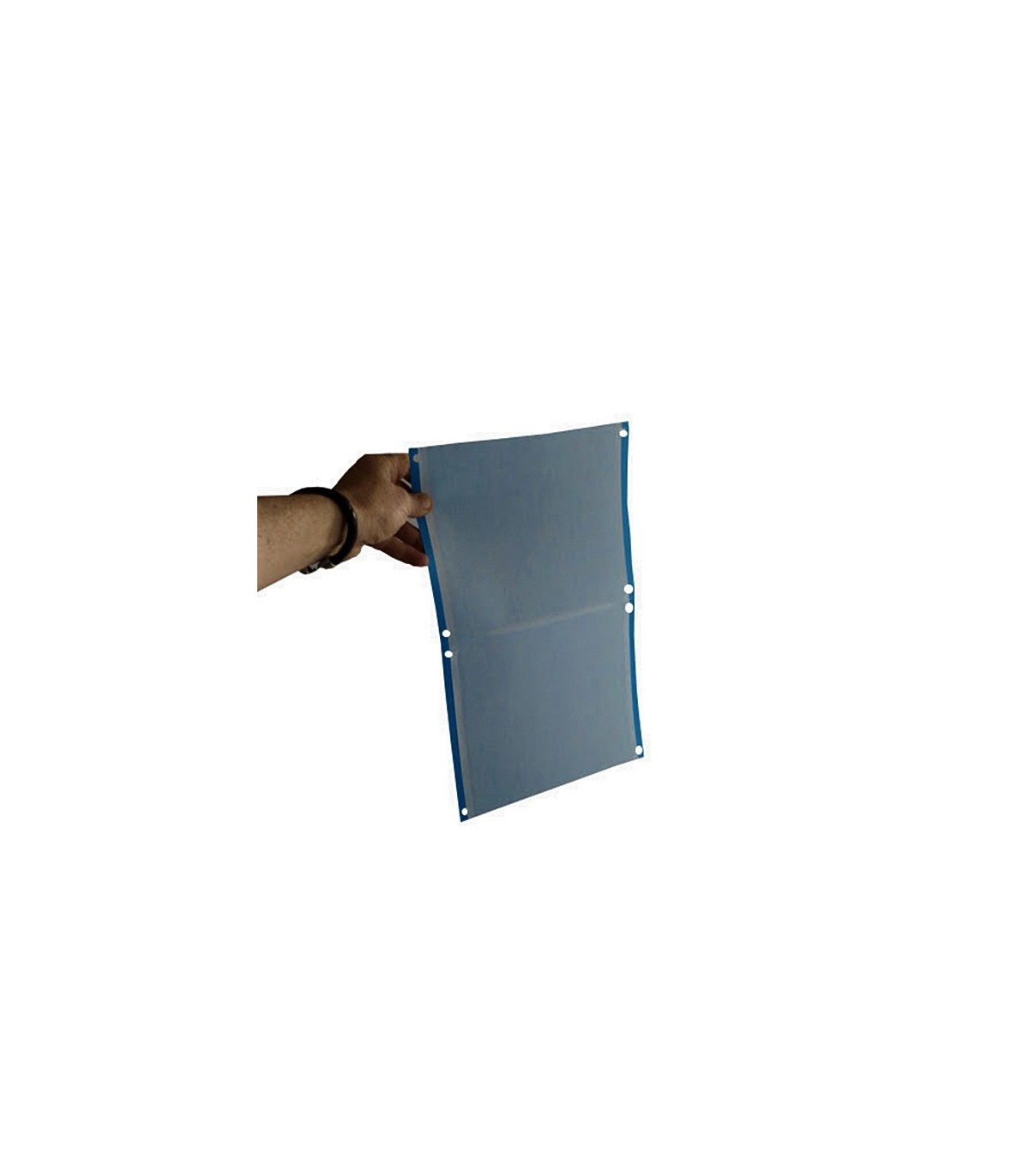 Placa azul individual 40 x 25 cm (50 Ud)