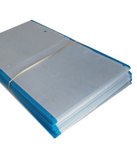 Placa azul individual 40 x 25 cm (50 Ud)