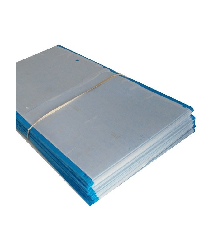 Placa azul individual 40 x 25 cm (50 Ud)