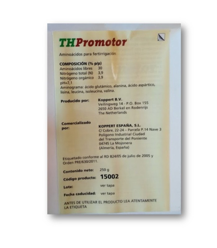 TH-PROMOTOR 250 aminoácidos con trhichodermas