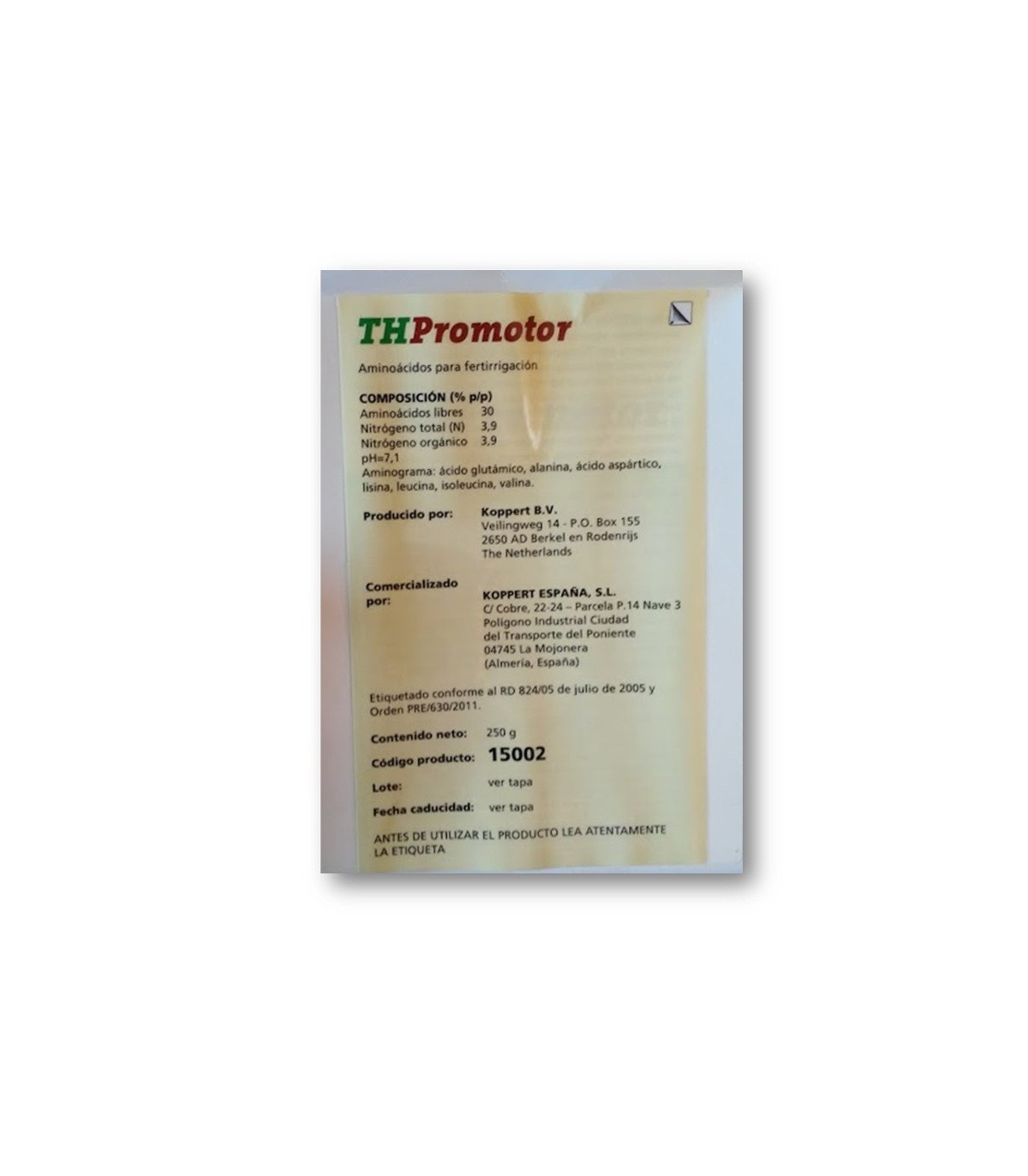 TH-PROMOTOR 250 aminoácidos con trhichodermas