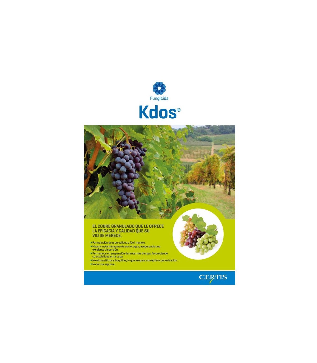 KDOS fungicida viñedo
