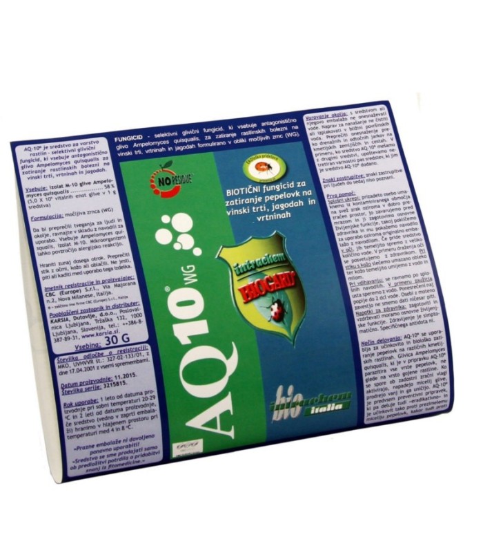 AQ-10 fungicida biológico anti oidio
