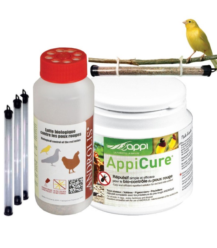 COMBO APPICURE M control de ácaro rojo hasta 10 gallinas