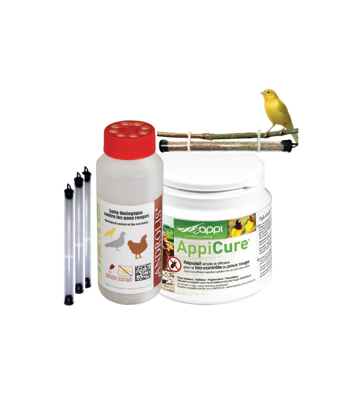 COMBO APPICURE M control de ácaro rojo hasta 10 gallinas