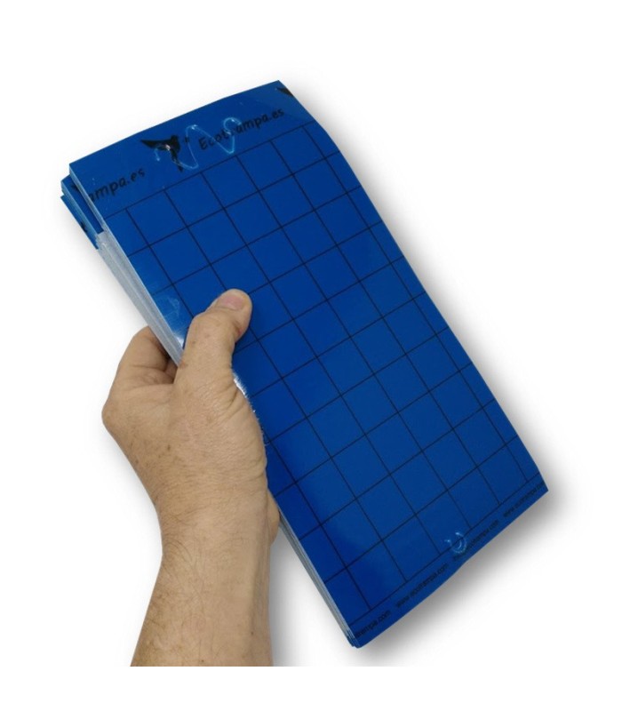 PLACA AZUL 15 x 30 cm individual