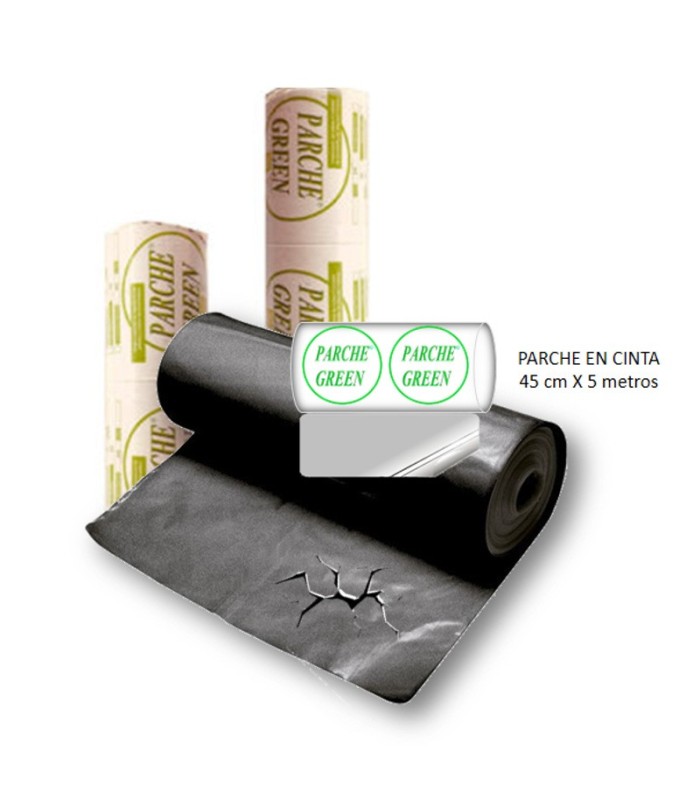 PARCHEGREEN PLÁSTICO NEGRO BALSAS 30cmx5m