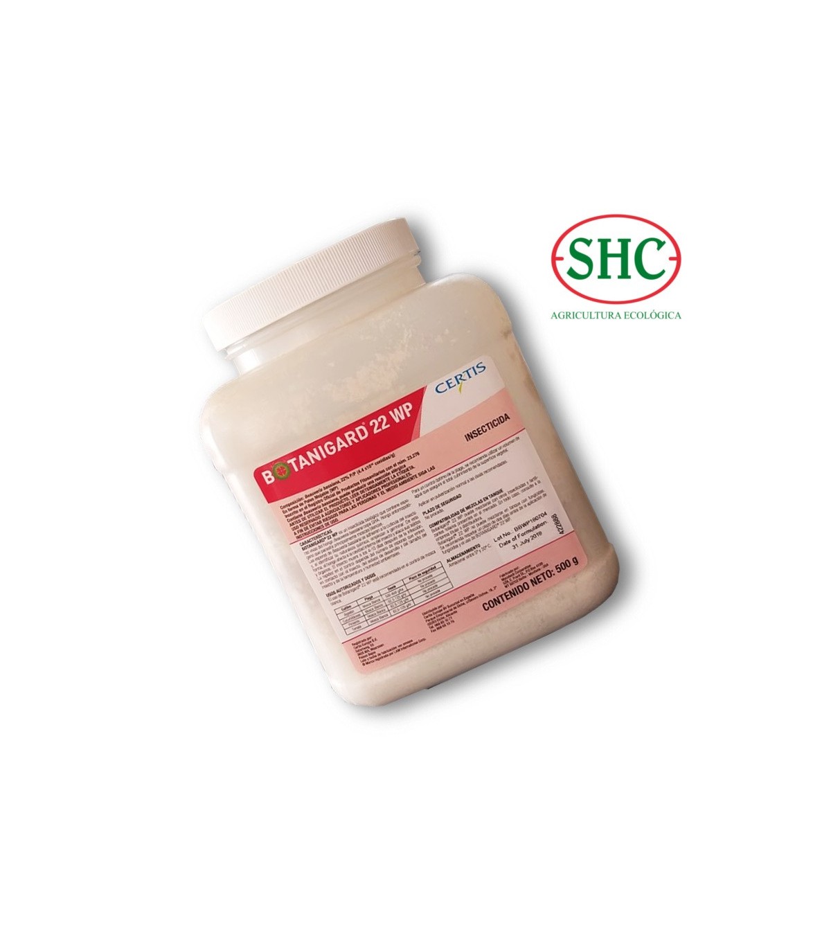 BOTANIGARD polvo 500 gr mosca blanca y trips