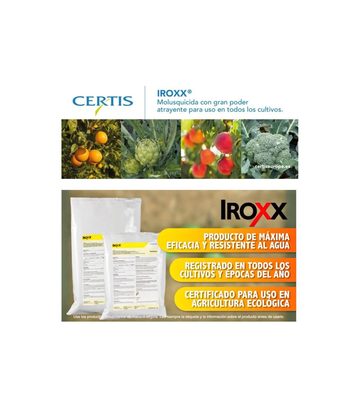 IROXX 5Kg control ecológico de caracoles y babosas