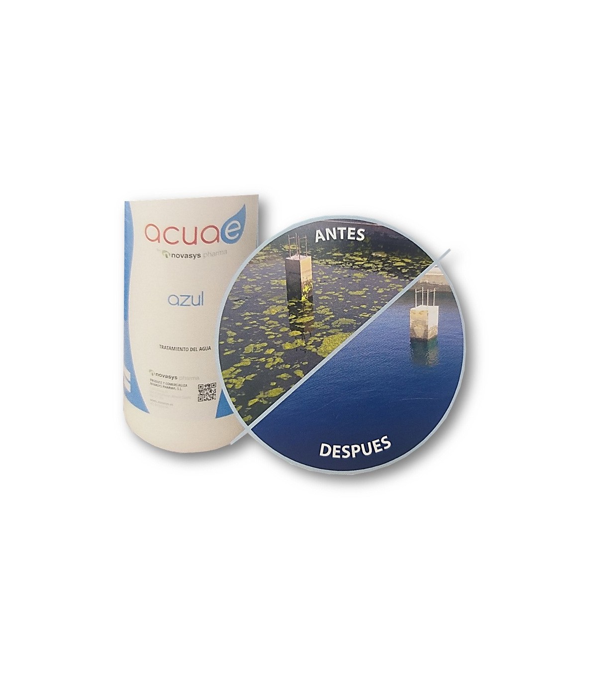 ACUAE AZUL 5L Alguicida ecológico de acción física