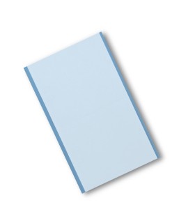 PLACA AZUL 40 x 25 cm individual