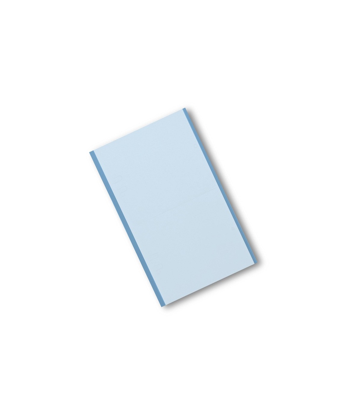 PLACA AZUL 40 x 25 cm individual