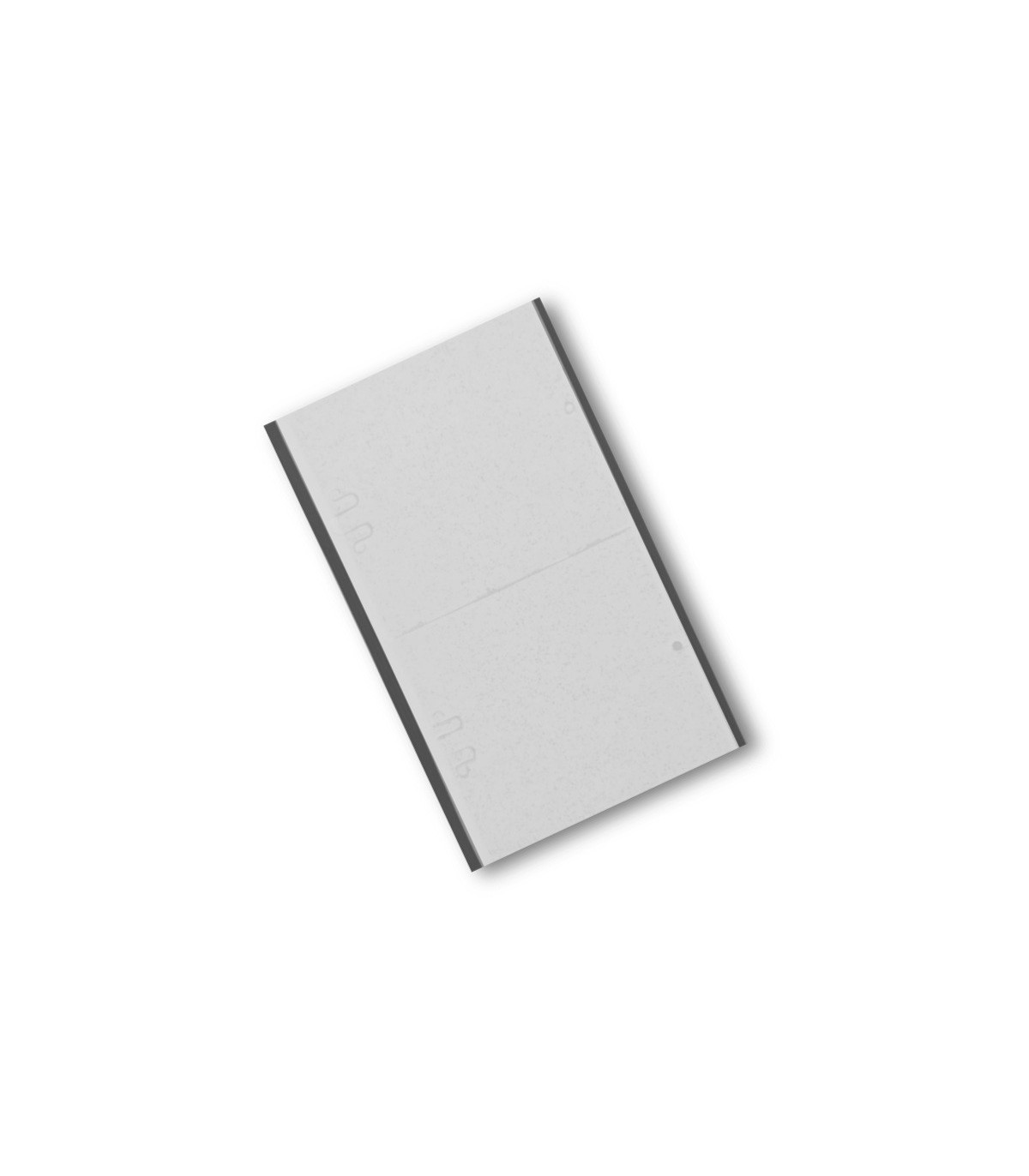 PLACA cromática negra 40 x 25 cm individual
