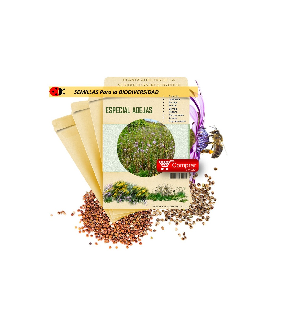 MEZCLA ESPECIAL ABEJAS semillas x 50 g