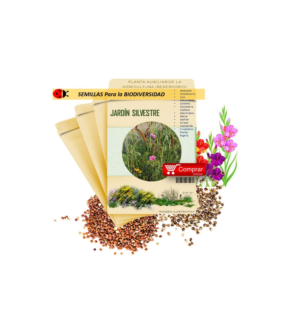 JARDÍN SILVESTRE semillas x 5 g