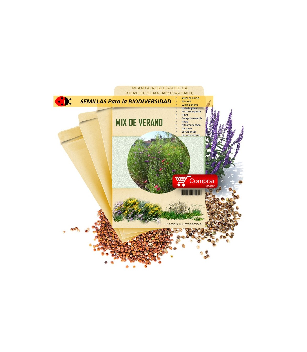 JARDÍN SILVESTRE semillas x 5 g