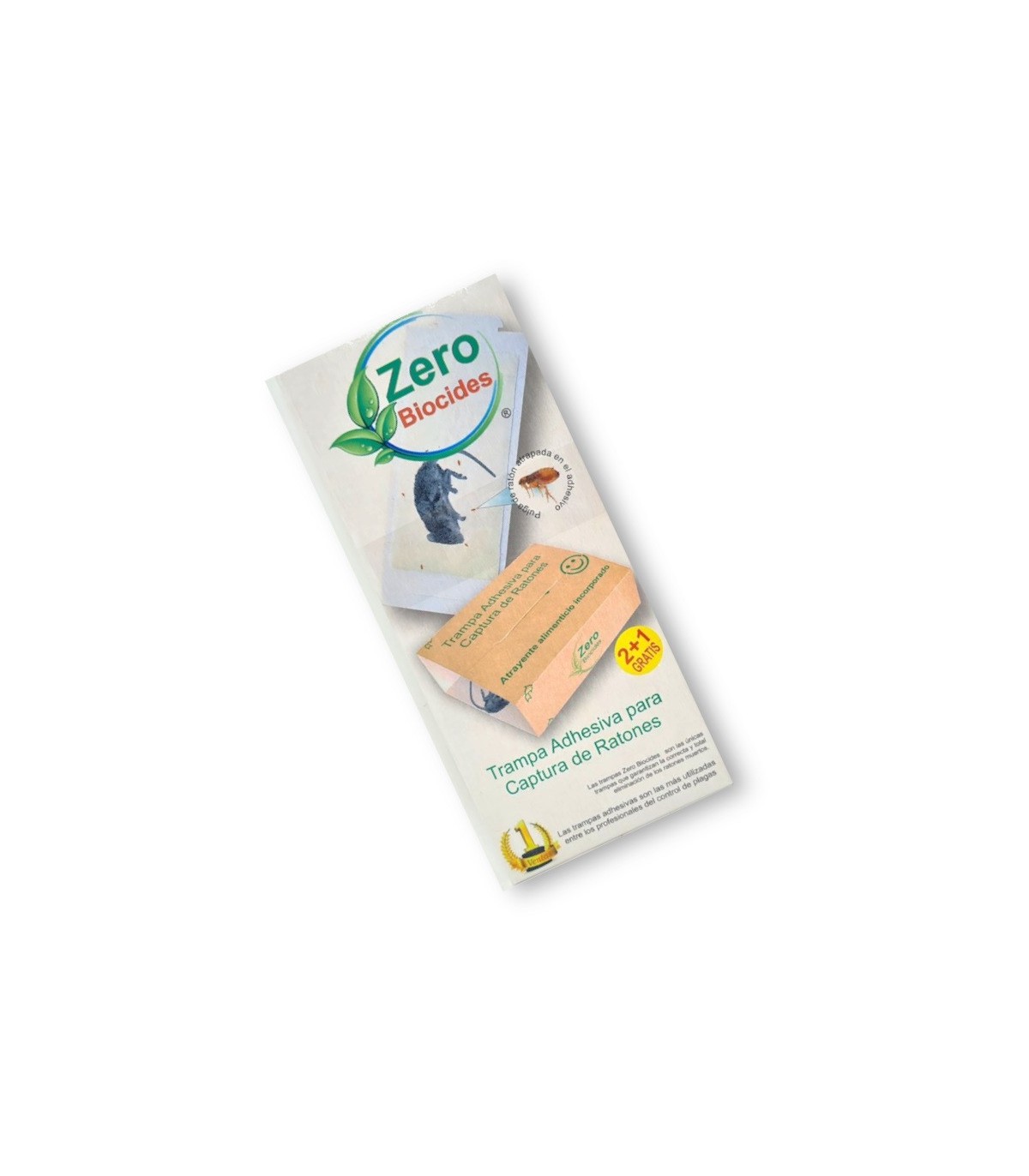 Ratón pack de 2 trampas + 1 de regalo