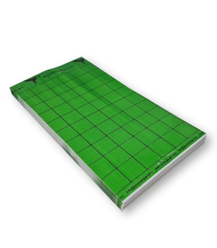 PLACA VERDE 15 x 30 cm individual