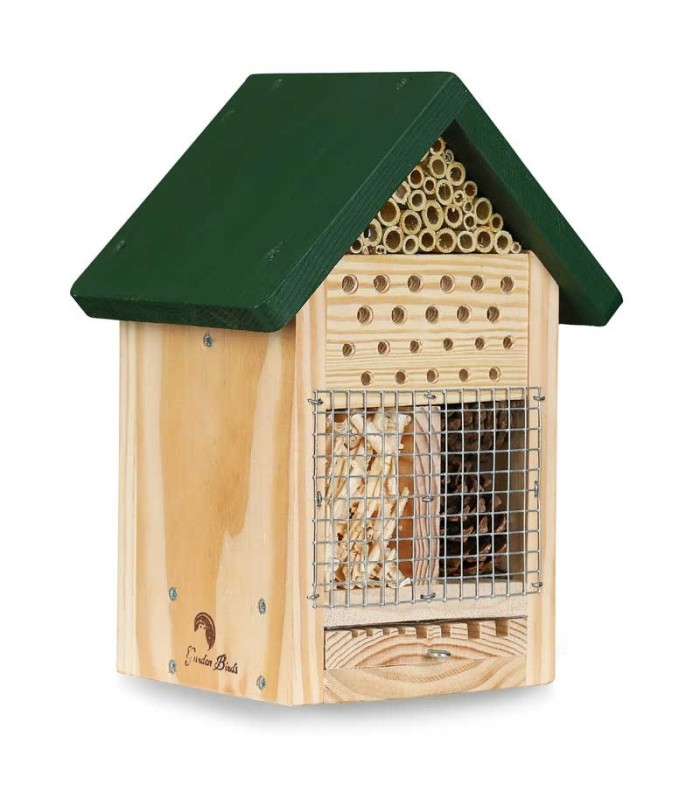 Hotel para insectos con observatorio