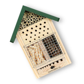 Hotel para insectos con observatorio
