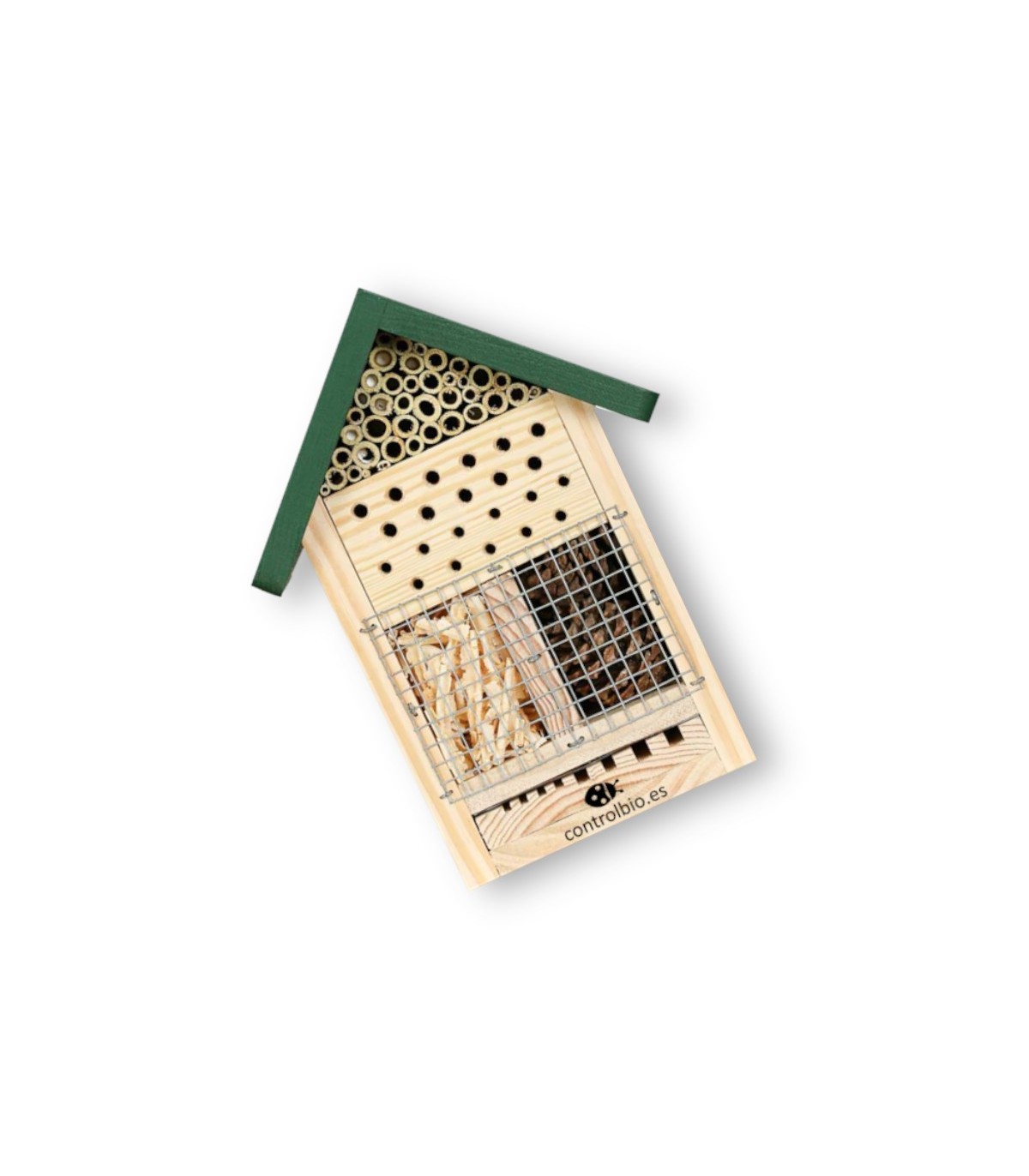 Hotel para insectos con observatorio