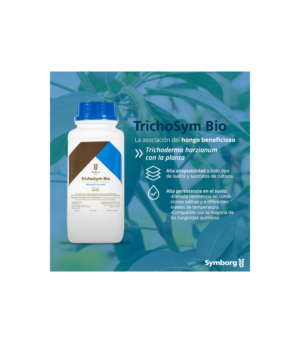 Comprar Trichosym Bío, biofungicida con Trichoderma harzianum