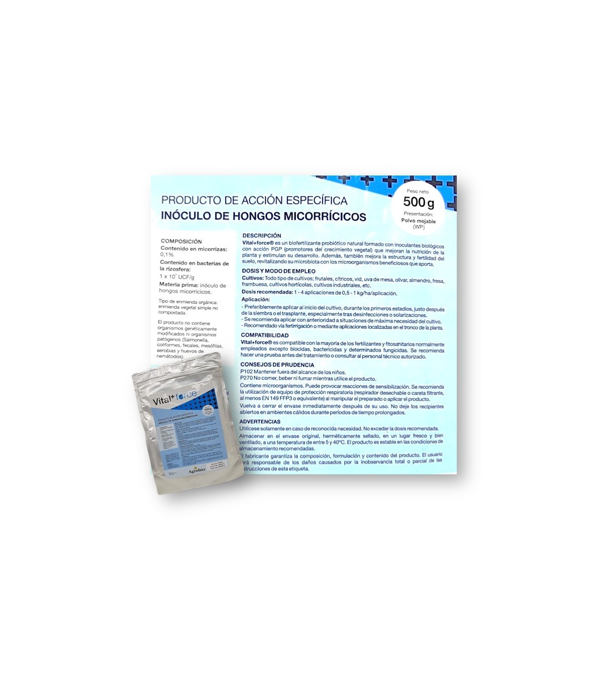 ACTIVE+  INÓCULO DE HONGOS MICORRÍCICOS 500 g