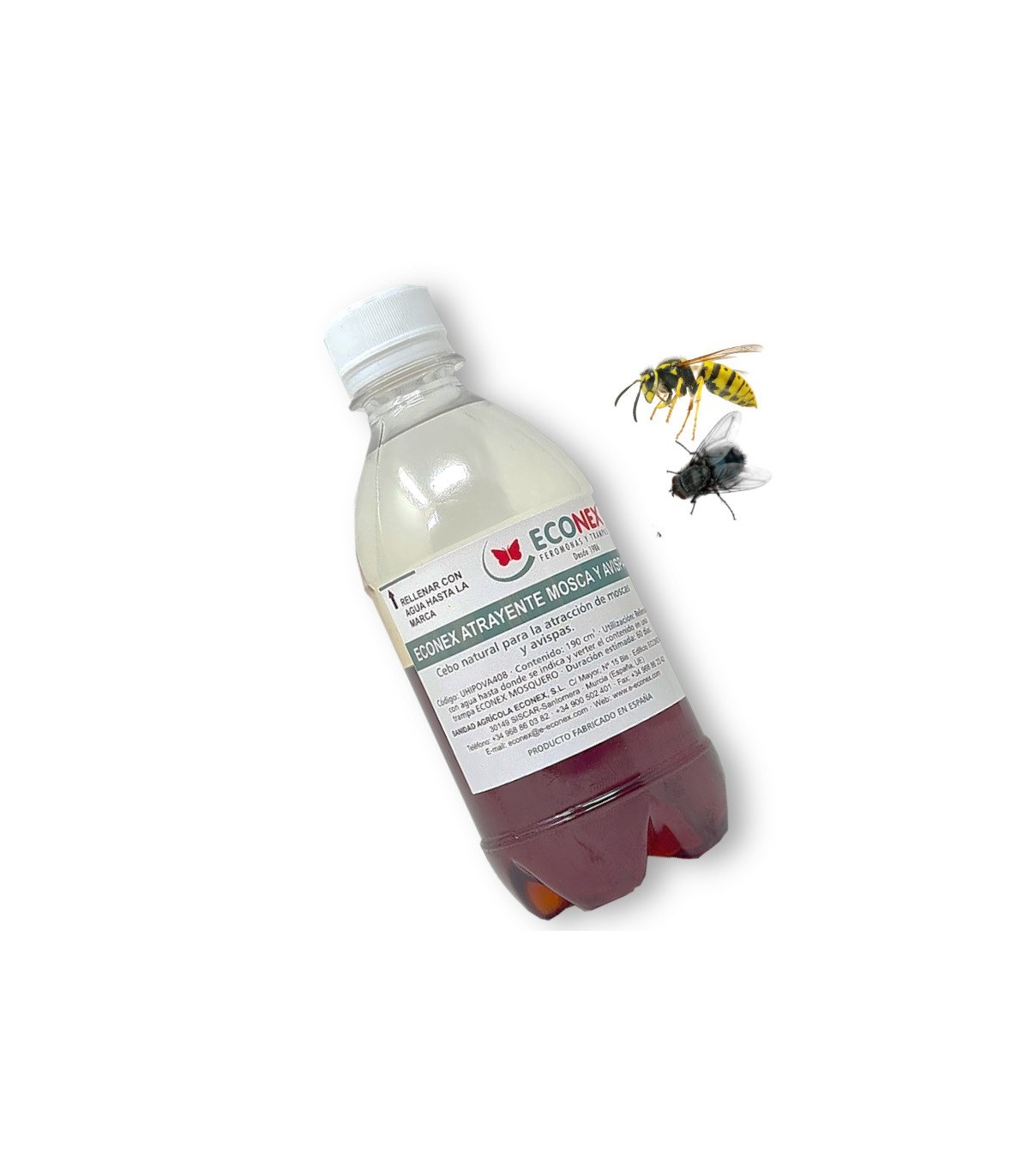 Cebo atrayente de avispas y moscas