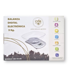 Balanza digital electrónica 5 Kg