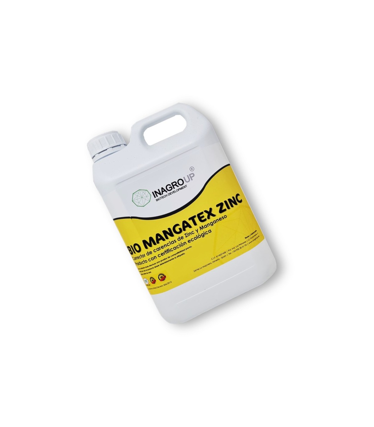 Mn Zn MANGATEX ZINC LQ 5L Corrector de Manganeso y zinc
