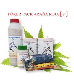 POKER PACK ARAÑA ROJA "All in"