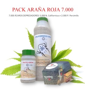 PACK ARAÑA ROJA 7.000 [ST] 5.000 Californicus + 2.000 Persimilis