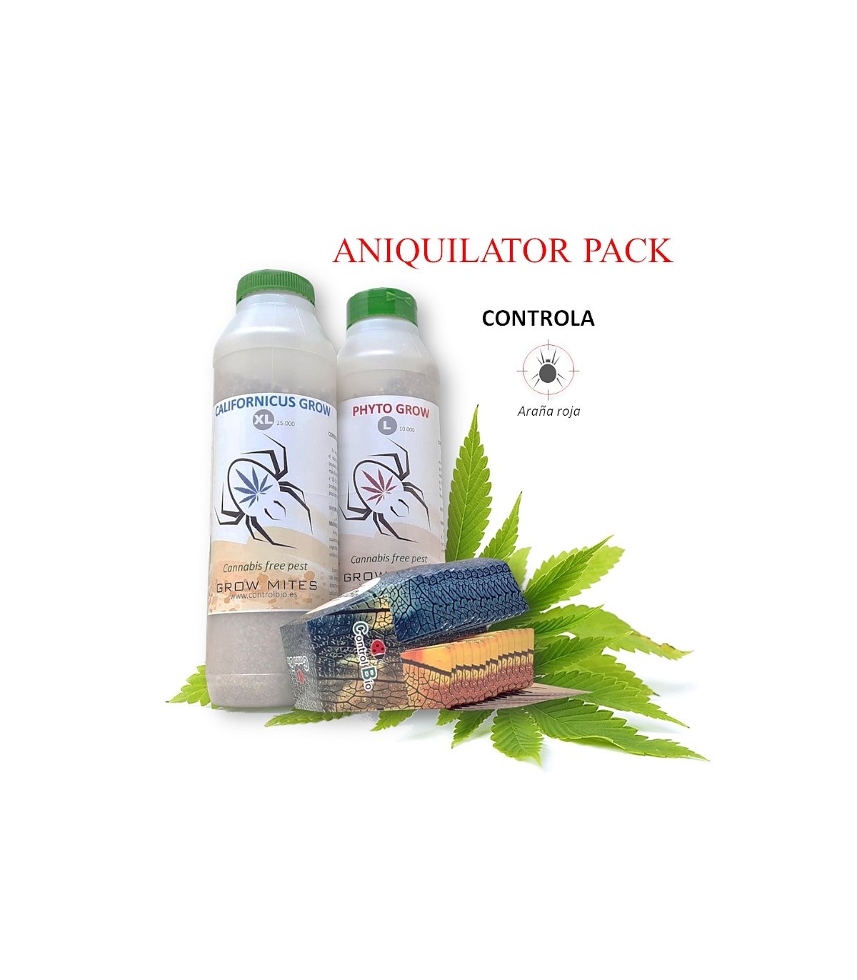 pack control biologico araña roja