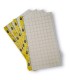 Placa amarilla individual 40 x 25 cm (50 Ud)