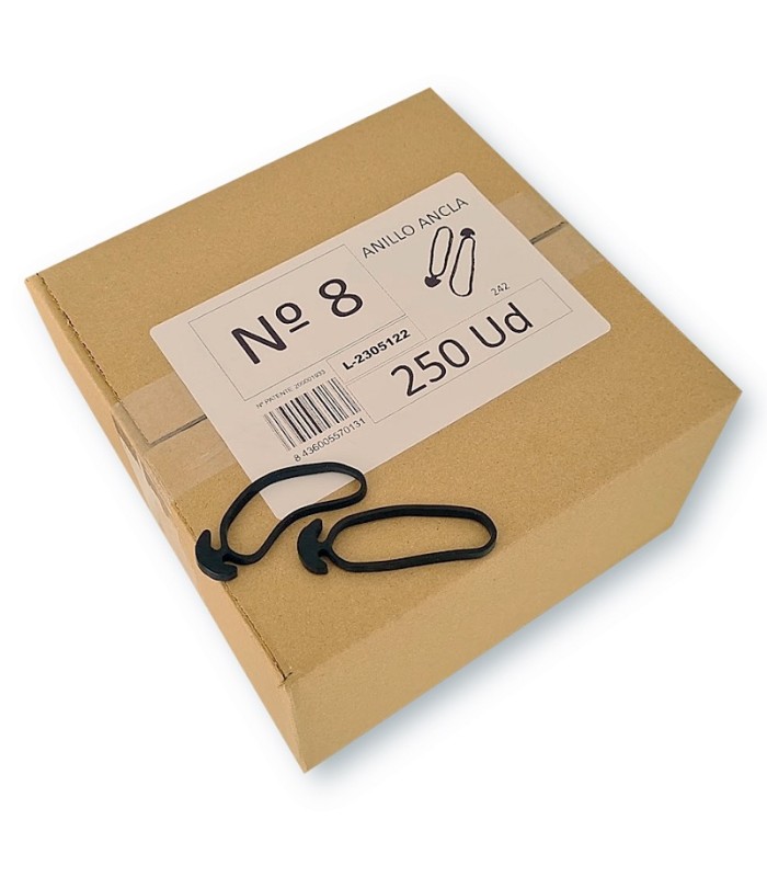GOMA DE ANCLA Nº 08 x 250 Ud