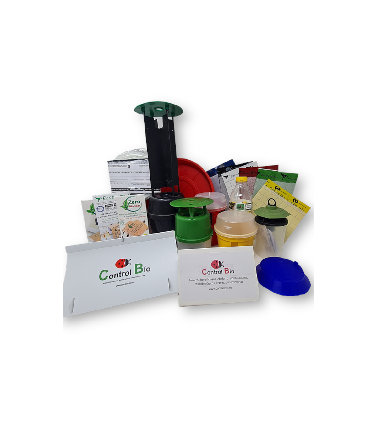 COMBINADO DE TRAMPAS para monitoreo. Pack educativo