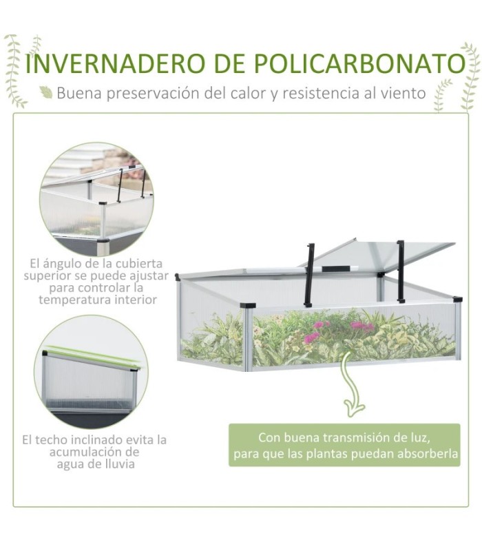 HUERTO URBANO ELEVADO CON INVERNADERO