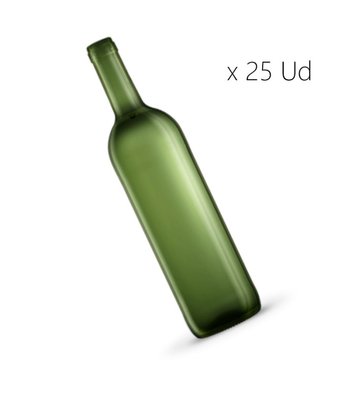 Botella bordolesa 75 cl x 25 Ud.