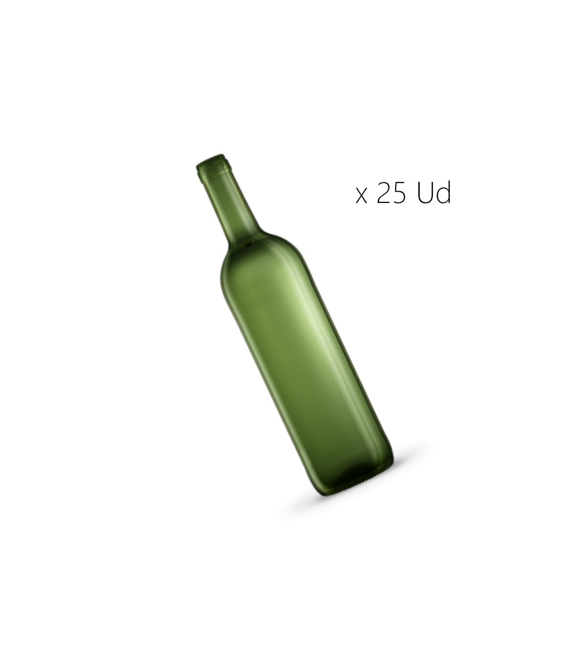 Botella bordolesa 75 cl x 25 Ud.
