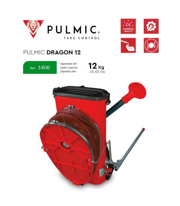 ESPOLVOREADOR Mochila Pulmic Dragón 12KG