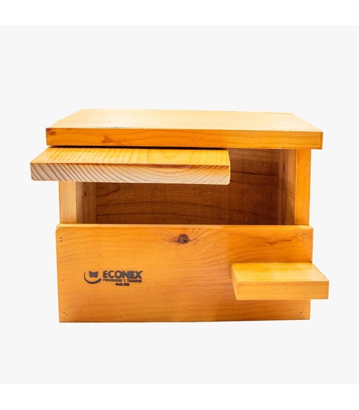 ECONEX NIDAL DE MADERA MACIZA PARA RAPACES