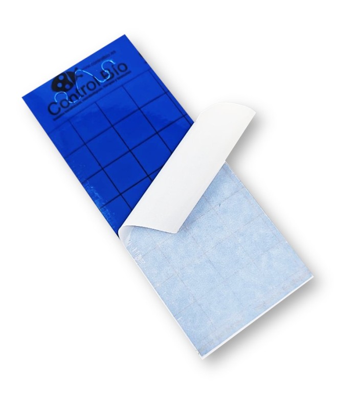 PLACA AZUL 10 x 30 cm individual (paquete de 50 Ud)