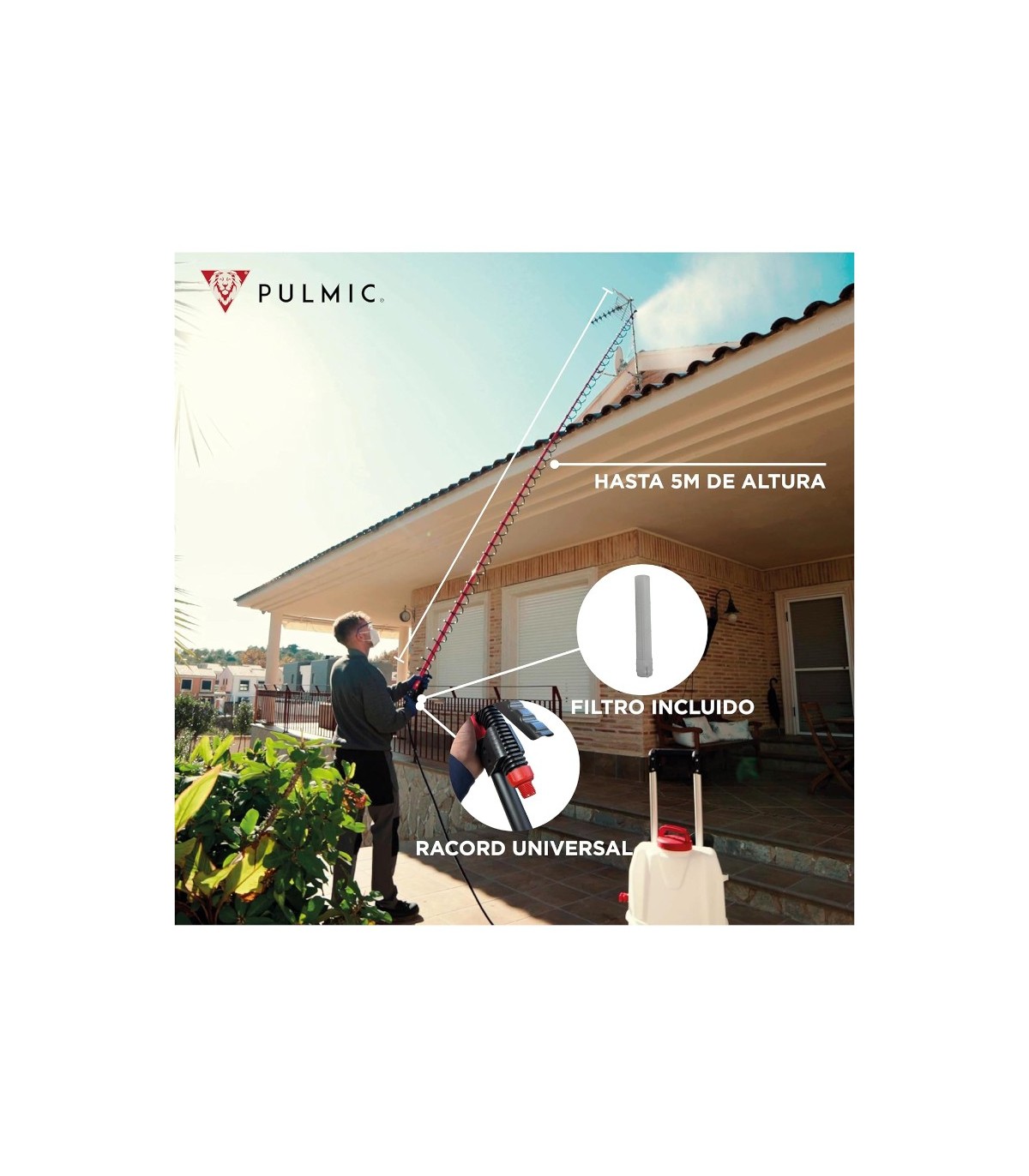 LANZA TELESCÓPICA PULMIC 5M