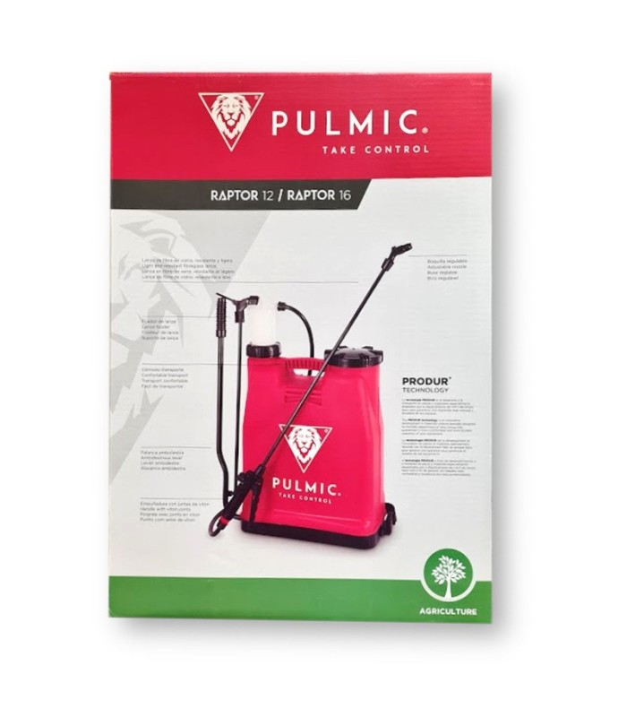 Pulverizador de mochila Pulmic Raptor 12 L