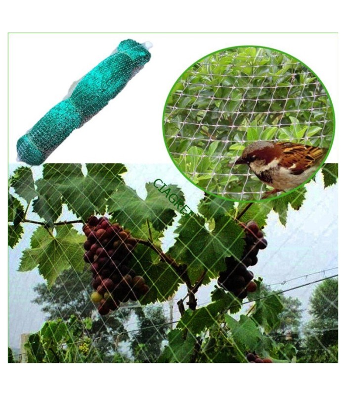 MALLA protectora antipajaros verde bolsa 6X10mt