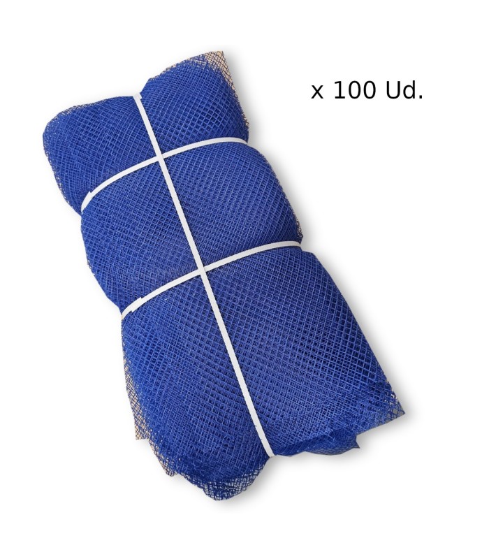 PROTECTOR Malla plástico azul x 100 ud