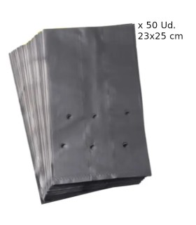 BOLSA olivos negra 23x35 paquete 50 Ud