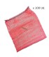 SACO malla rojo 30x40 con autocierre x 100 Ud.