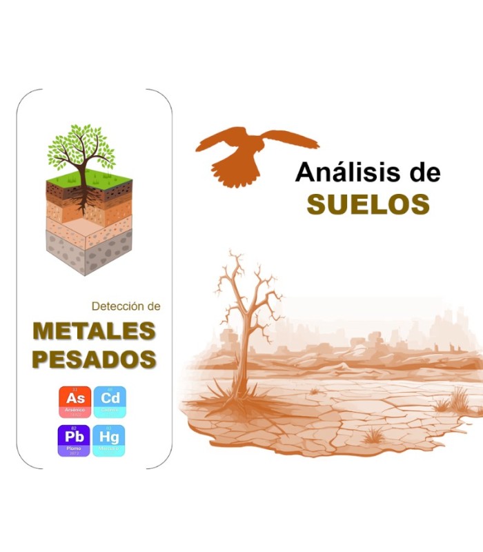 DETECCIÓN DE METALES PESADOS EN SUELO (x 1 ud)